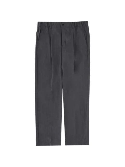 Herno belt-loop pleated trousers Grey PT000183U33484