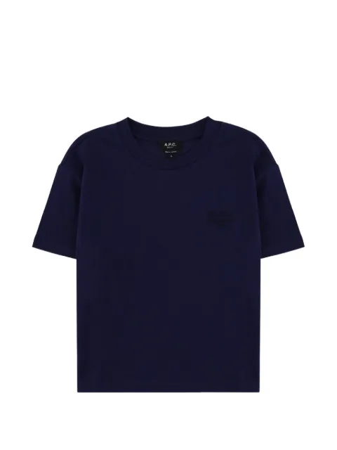 A.P.C. round-neck T-shirt Blue COHMBF26389IPI