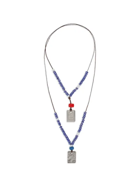 DSQUARED2 beaded pendant necklace Silver NEM034137000364