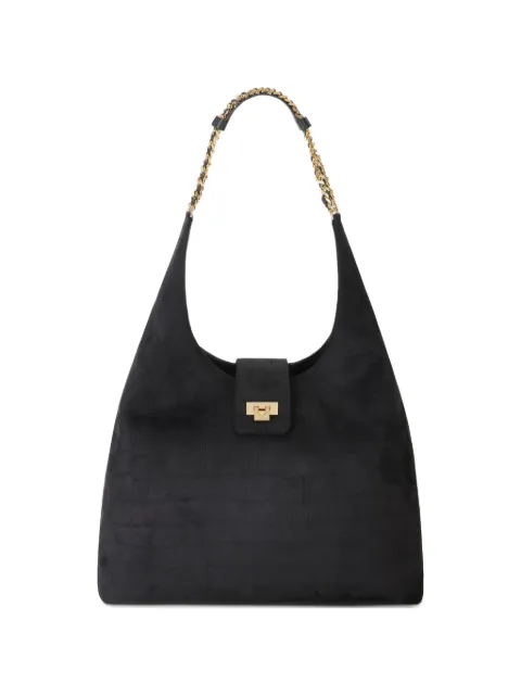Elisabetta Franchi crocodile-effect tote bag Black BS01A61E2