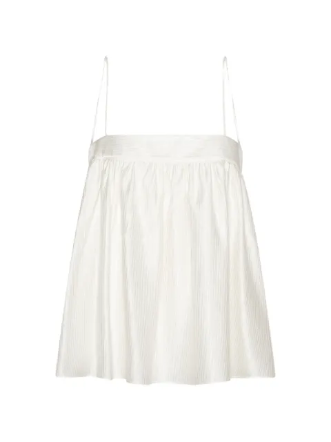 ROTATE BIRGER CHRISTENSEN striped slip top bright white White 115664400