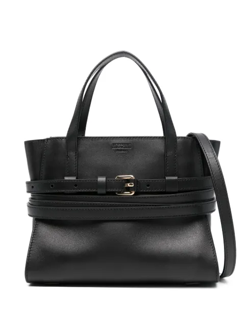 Moschino buckle-strap tote bag Black MC4012PP1OOA0000