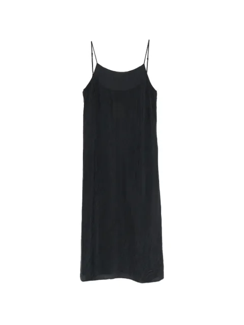 Uma Wang spaghetti strap midi dress Blue S6MUP5016