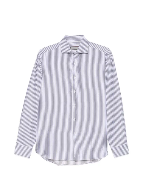 Canali striped shirt White GL03750CSL7065