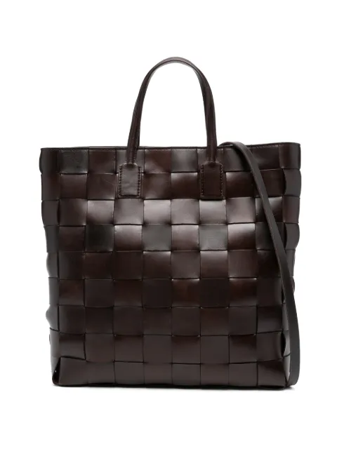 DRAGON DIFFUSION medium Pinowoven tote bag Brown 8120