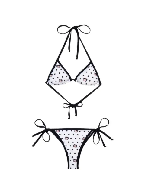 GCDS Betty Boop bikini White C1WWBS262J146