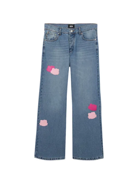 GCDS x Hello Kitty denim trousers Blue C1MWHI195D140