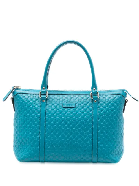 Gucci Pre-Owned 2000-2015 Small Microguccissima Joy satchel Blue H6KRAOX08SKVPMM5