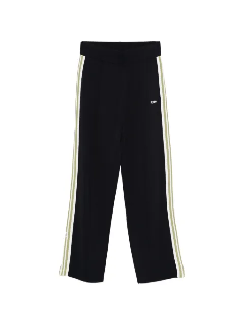 Autry stripe trousers Black PAPM027B