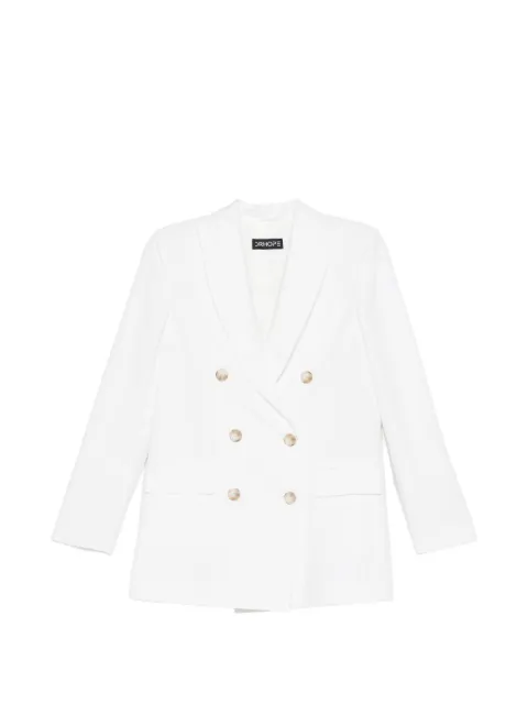 DRHOPE double-breasted blazer White 36872973