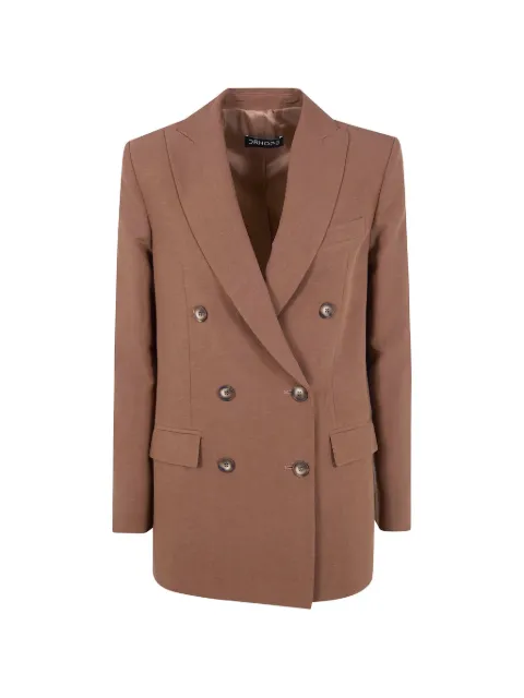 DRHOPE double-breasted blazer Brown 36872973