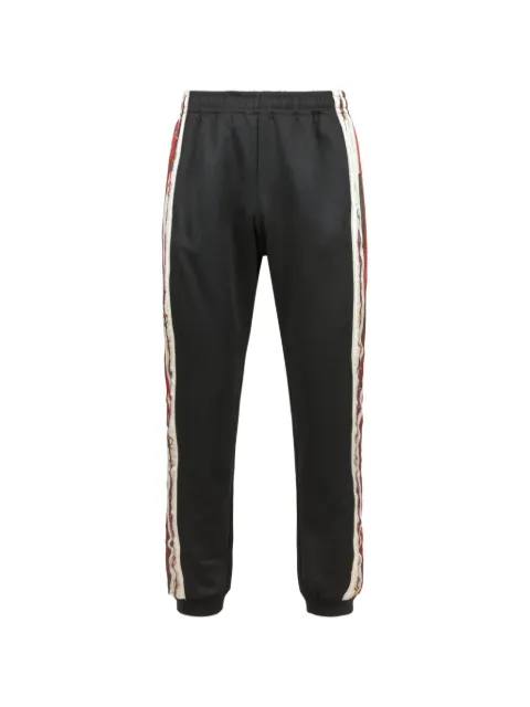 Gucci Pre-Owned joggers stripe trousers Black MDLXESUSCL114938W