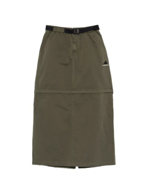 adidas belted midi skirt Green KE8276