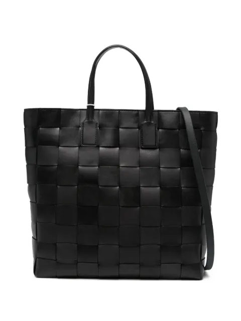 DRAGON DIFFUSION medium Pino woven top-handle tote bag Black 8120