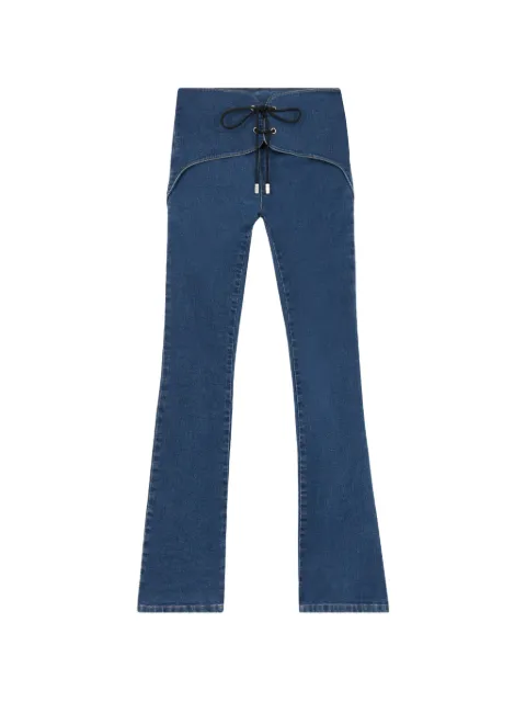 GCDS Hello Kitty flared trousers Blue C1WWHI338D135