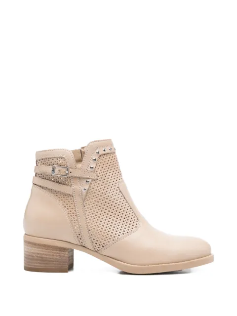 NERO GIARDINI buckle studded boots Neutrals E615070D