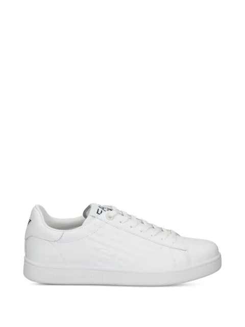 Ea7 Emporio Armani logo-embossed low-top sneakers White 7X000331AF10848