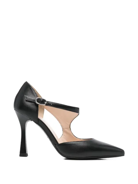 NERO GIARDINI buckle-strap leather pumps Black E409340DE100