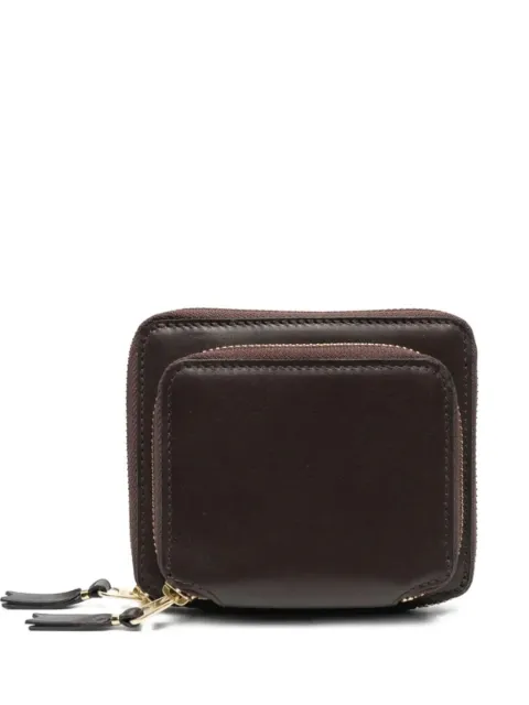 Comme Des Garçons Wallet Outside Pocket leather wallet Brown SA2100OP