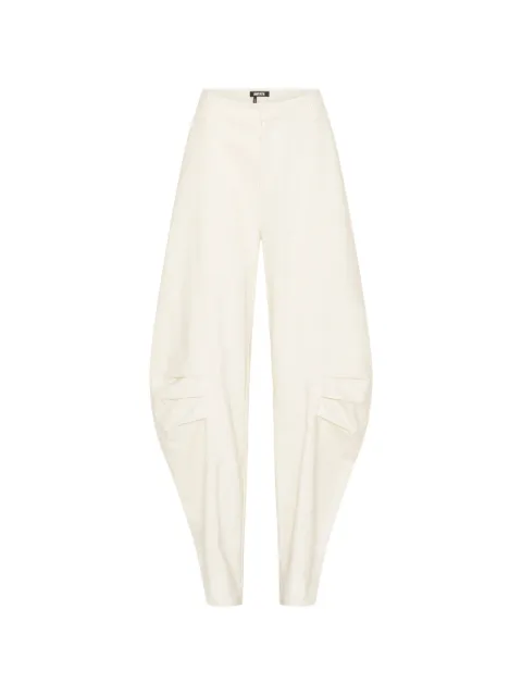 ROTATE BIRGER CHRISTENSEN cream tapered trousers Neutrals 1155062059