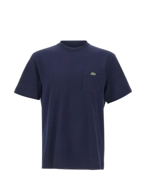 Lacoste logo-patch T-shirt Blue TH2827166