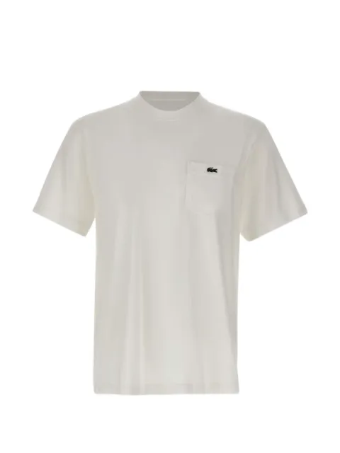 Lacoste logo-patch T-shirt White TH2827