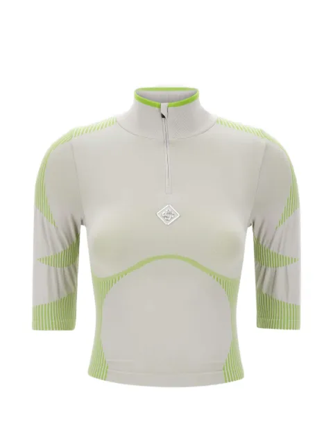 Casablanca half-zip logo-detail top Neutrals WSP26ACT05601