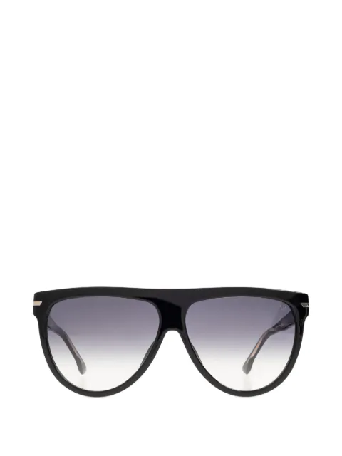 Victoria Beckham Eyewear logo-detail sunglasses Black VB1004S