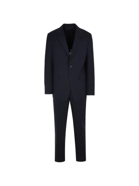 Lardini flower detail two-piece suit Blue PA5926EPAIF66412