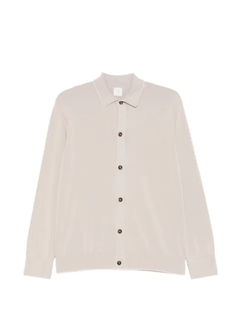 Eleventy polo-collar cardigan Neutrals M76MAGM26MAG0M015