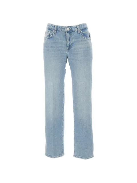 7 For All Mankind Calie five-pocket buttoned jeans Blue 7UC90C101ZW