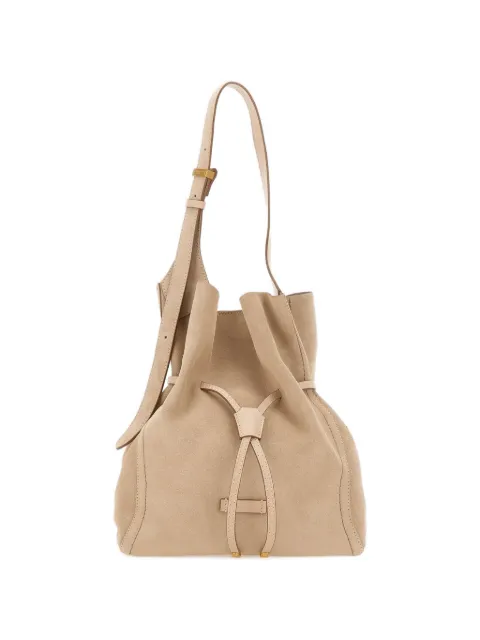 GIANNI CHIARINI medium Sienna contrast-stitch shoulder bag Neutrals BS11787CMPL098