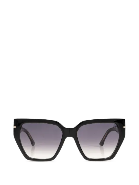 Victoria Beckham Eyewear geometric-frame sunglasses Black VB7002S