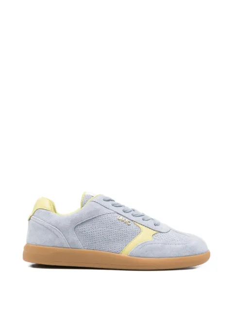 LIU JO perforated suede sneakers Blue BA6051PX658