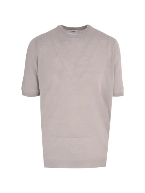 Lardini short-sleeve T-shirt Neutrals PALMMC76PA66022