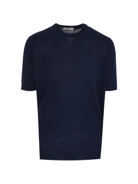 Lardini short-sleeve T-shirt Blue PALMMC76PA66022