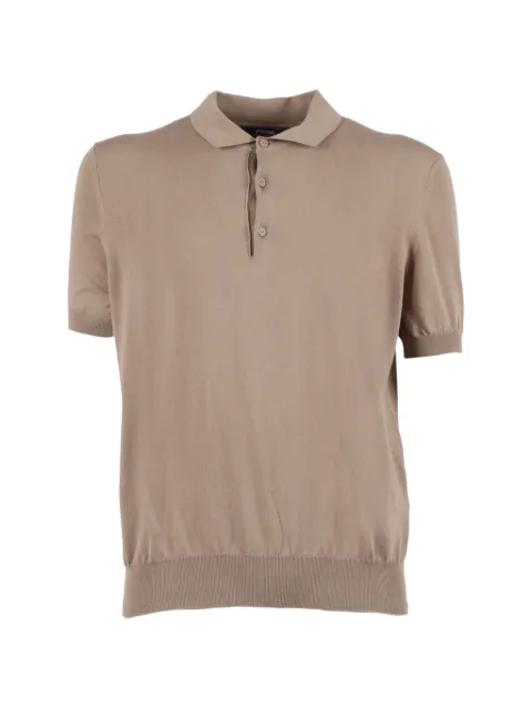 K-Way Pleyne buttoned polo shirt Neutrals K4126RW