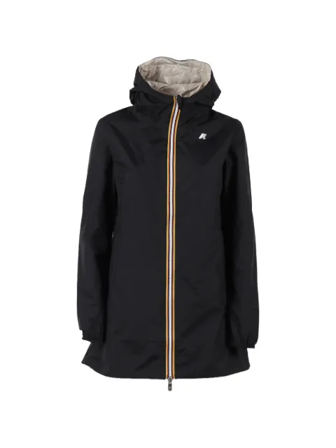 K-Way hooded zip jacket Black K7123MW