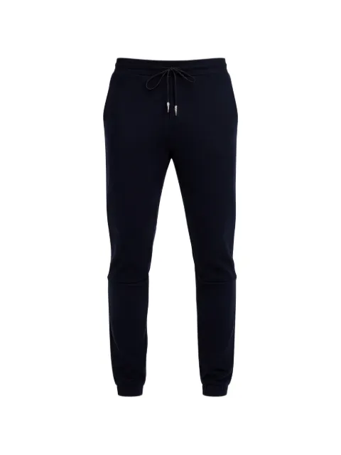 Roberto Cavalli Essential Fleece Classic cotton track pants Black VNT25BCF050