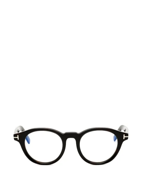 TOM FORD Eyewear full rim round glasses Black FT5931DB