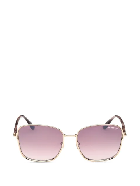 TOM FORD square full rim sunglasses Gold FT102928Z