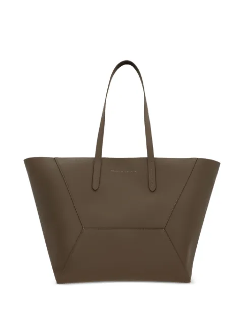 Brunello Cucinelli logo-detail shoulder bag Brown MBDKD2571C4181