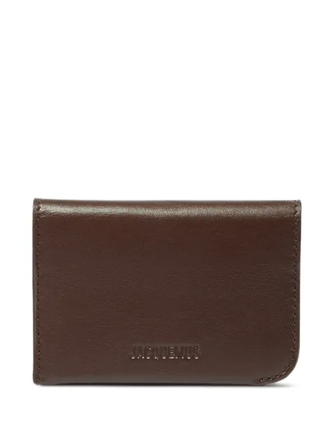 Jacquemus The Curvo logo cardholder Brown SLU00349AC01C02