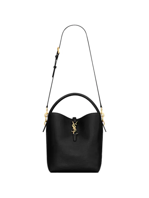 Saint Laurent Le 37 Supple leather tote bag Black 860941AAF20