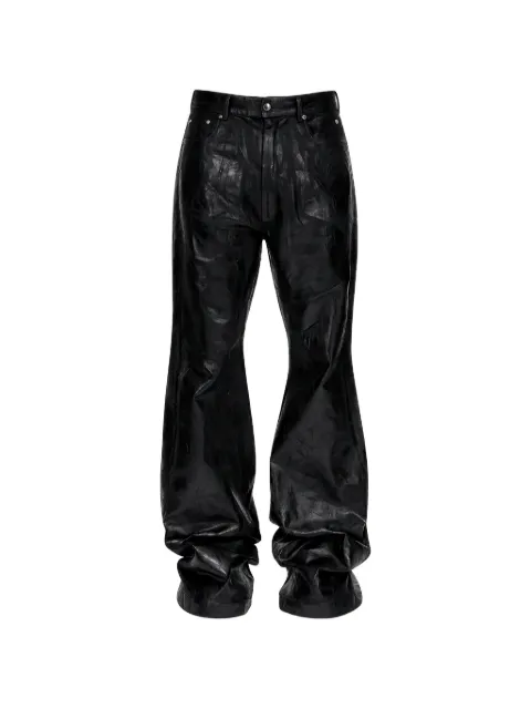 Rick Owens DRKSHDW Bolan textured trousers Black DU02E7365BMC09