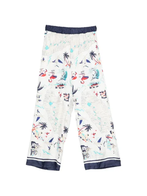 P.A.R.O.S.H. Scard map-print trousers Neutrals SCARDD230260