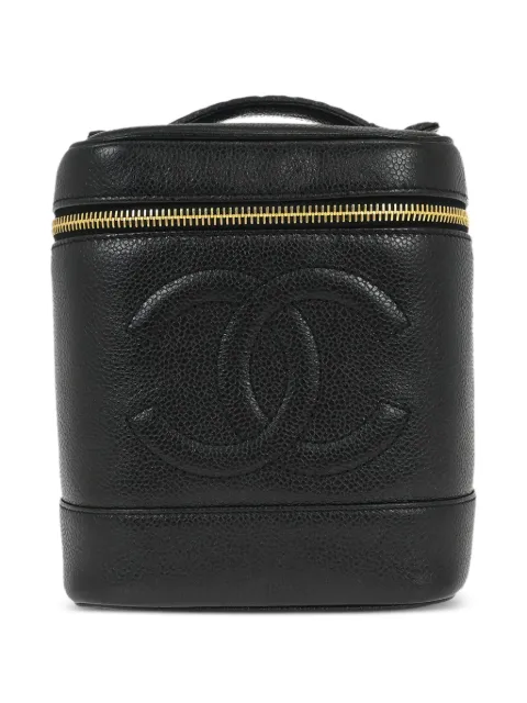 CHANEL Pre-Owned 1990-2000s Timeless makeup bag Black 155951