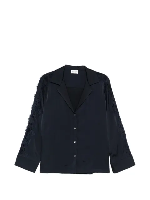 P.A.R.O.S.H. Paky lace-detail shirt Blue PAKYD381300