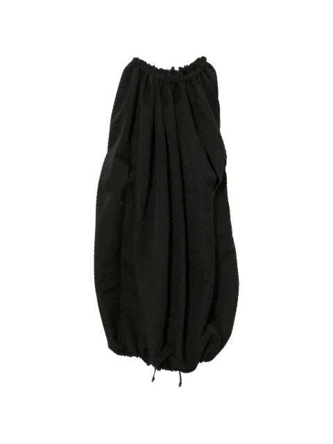 Comme Des Garçons textured gathered dress Black CAXDSGQO008XQBKX00S