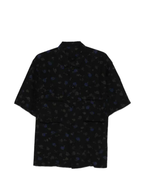 sacai floral-detail pocket shirt Black 2603977M